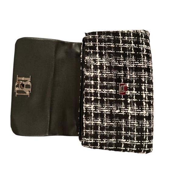 Badgley Mischka Bouclé Tweed Shoulder Bag - Picture 6 of 12